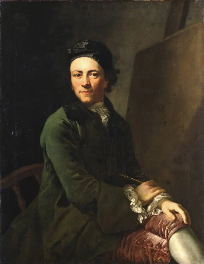 Youthful self-portrait