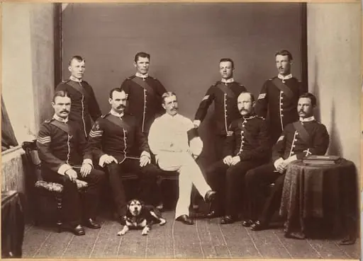 Captain Watkins and Non Com. officers