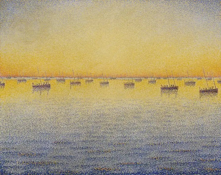 Setting Sun, Sardine Fishing, Concarneau