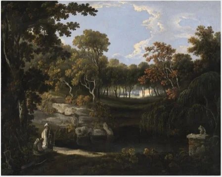 Solitude, by Richard Wilson, oil, 1762