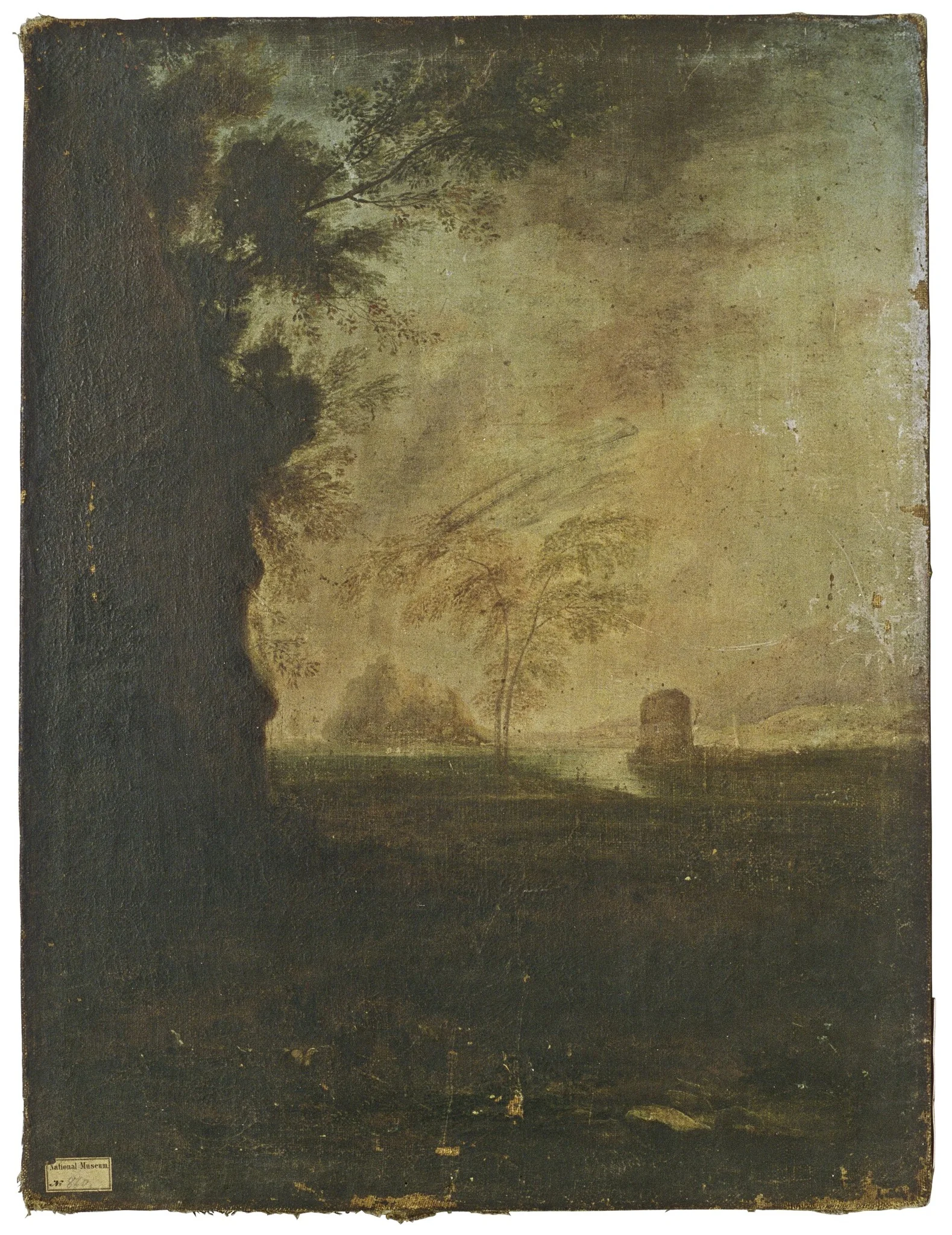 Landscape, by Unknown, oil