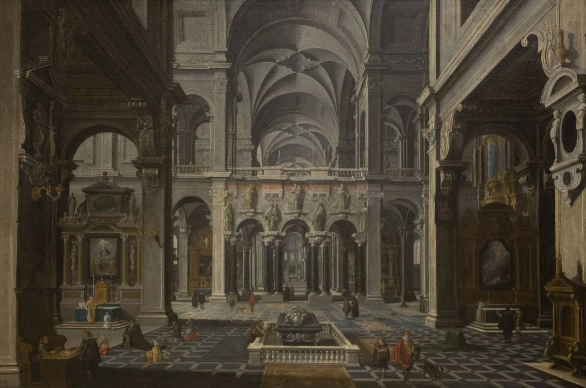 Church Interior, by Unknown, 1550
