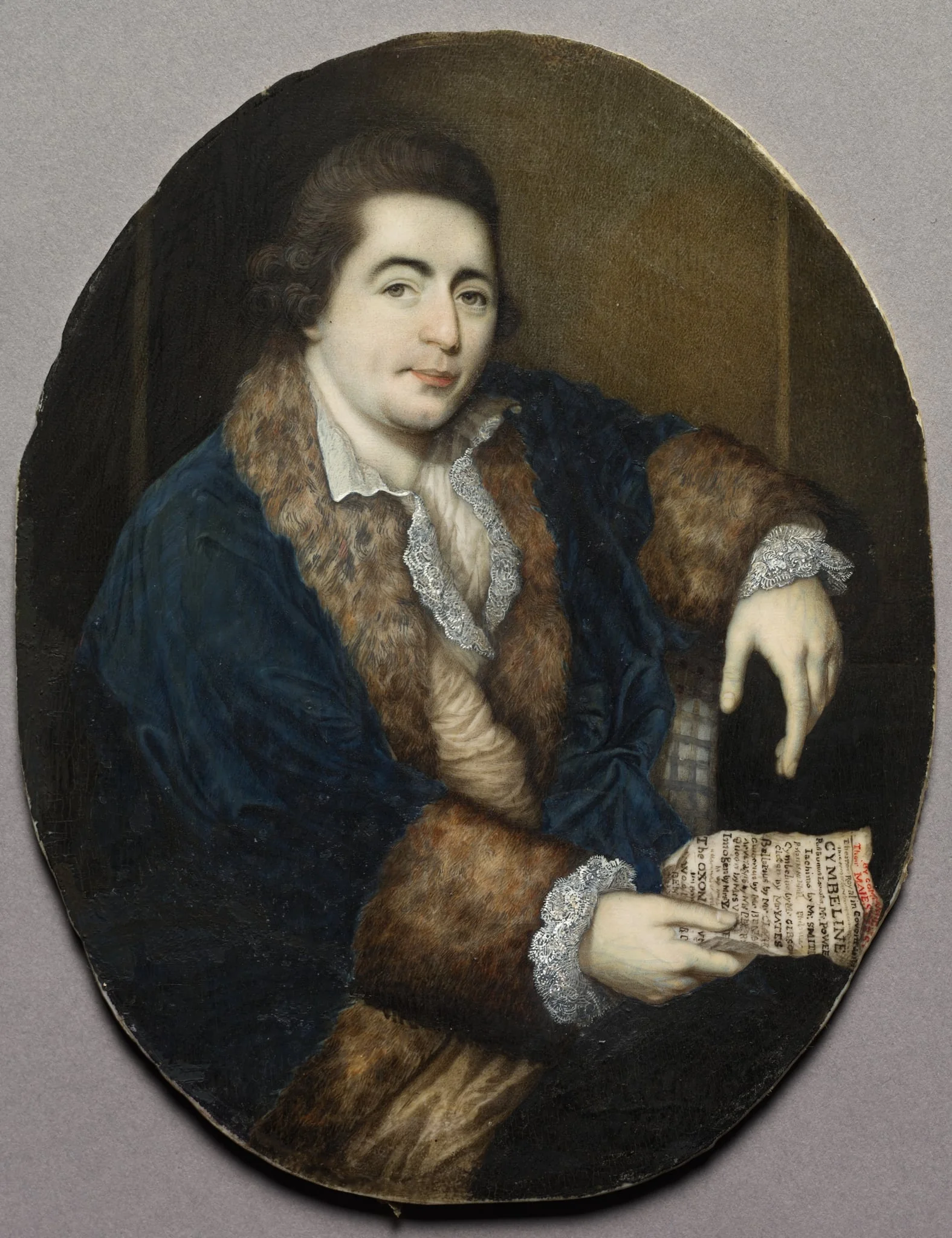 Portrait of William Powell, by James Scouler, unspecified, 1765
