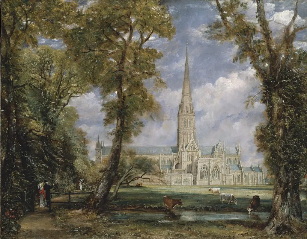 Salisbury Cathedral from the Bishop's Garden
