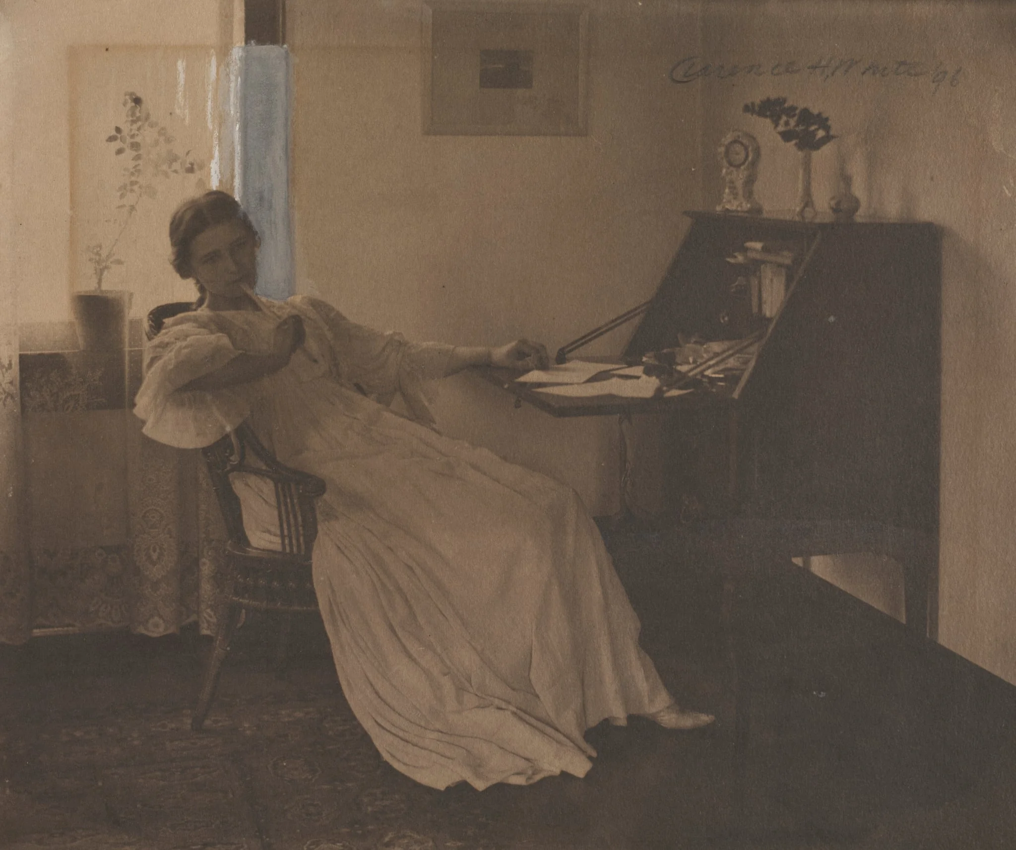 What Shall I Say?, by Clarence H. White, 1896