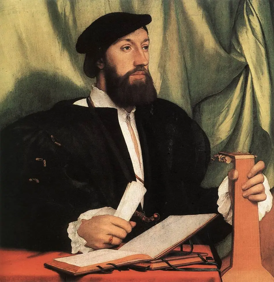 Portrait of a man with a lute