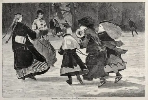 "Winter" - A Skating Scene