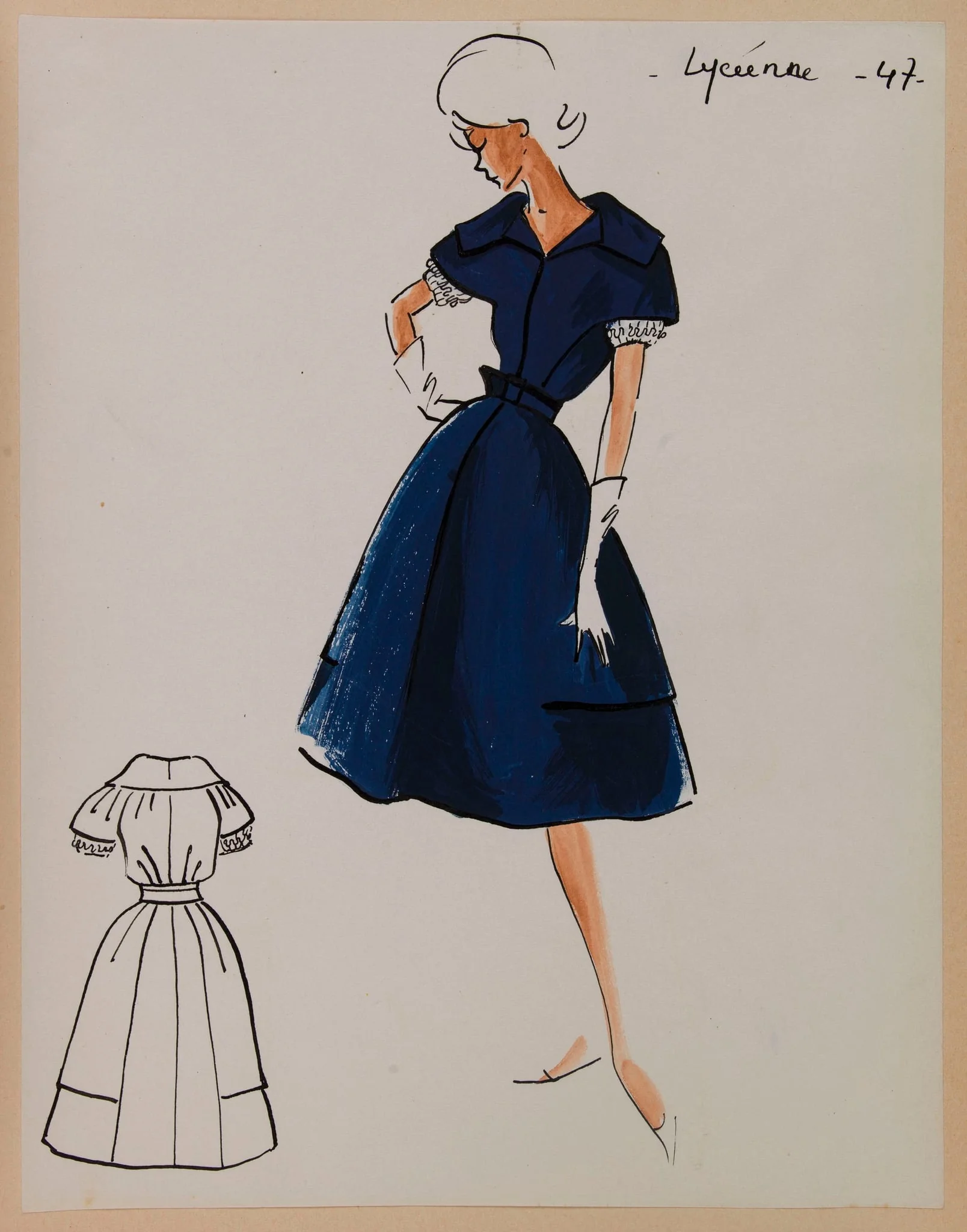 Lycéenne, by Marie-Louise Carven, 1958