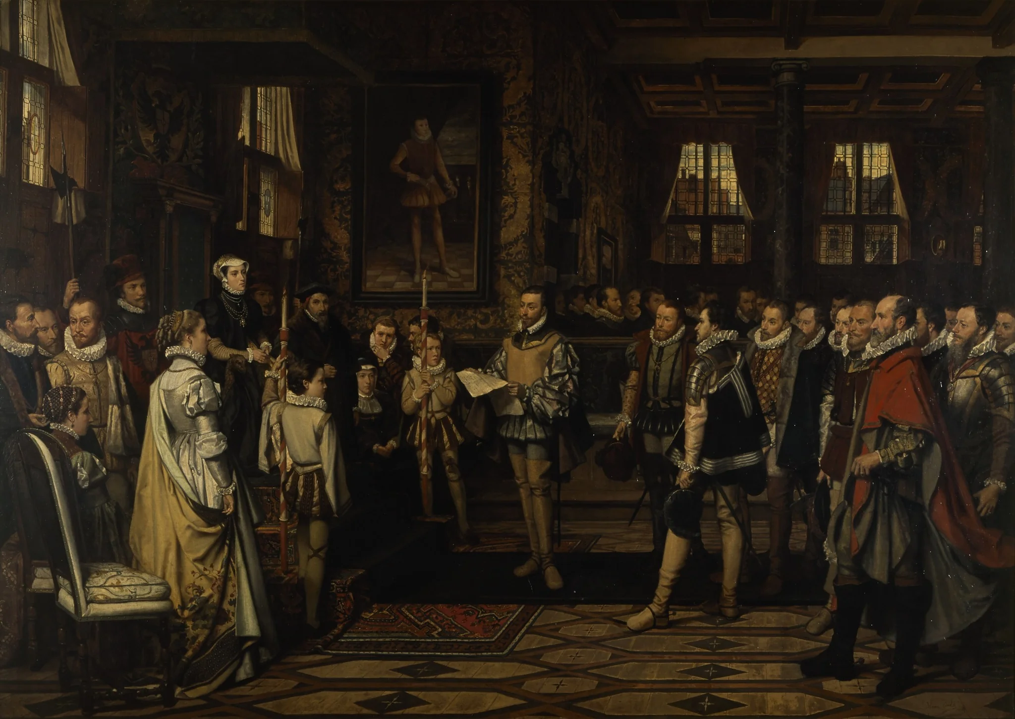 Margaret of Parma Recieves the Petittion of the Nobility