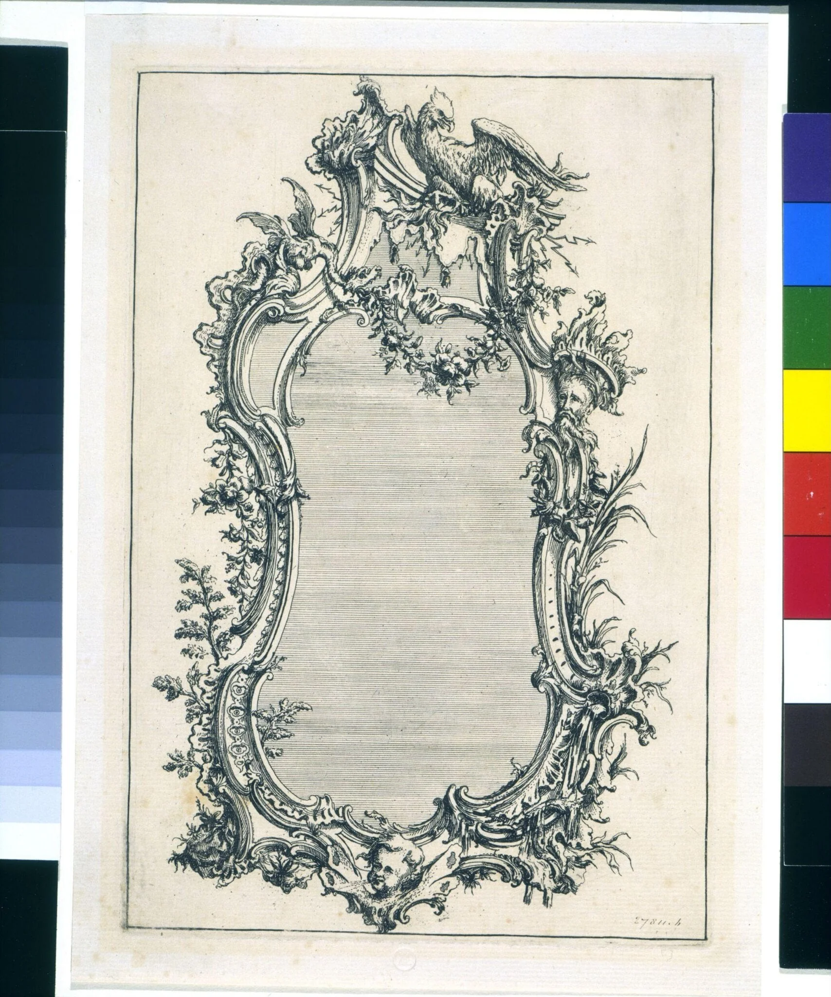 Six Sconces, by Matthias Lock, 1744