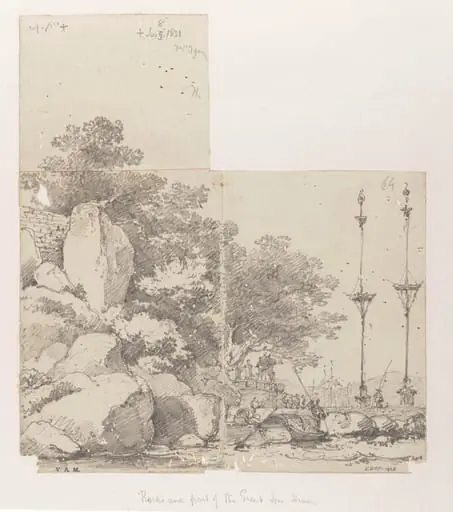 The rocky shore by the A-Ma Temple, Macau