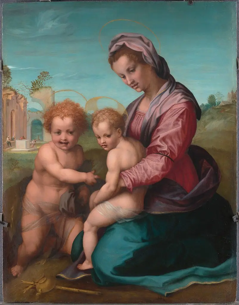 Madonna and Child with John the Baptist