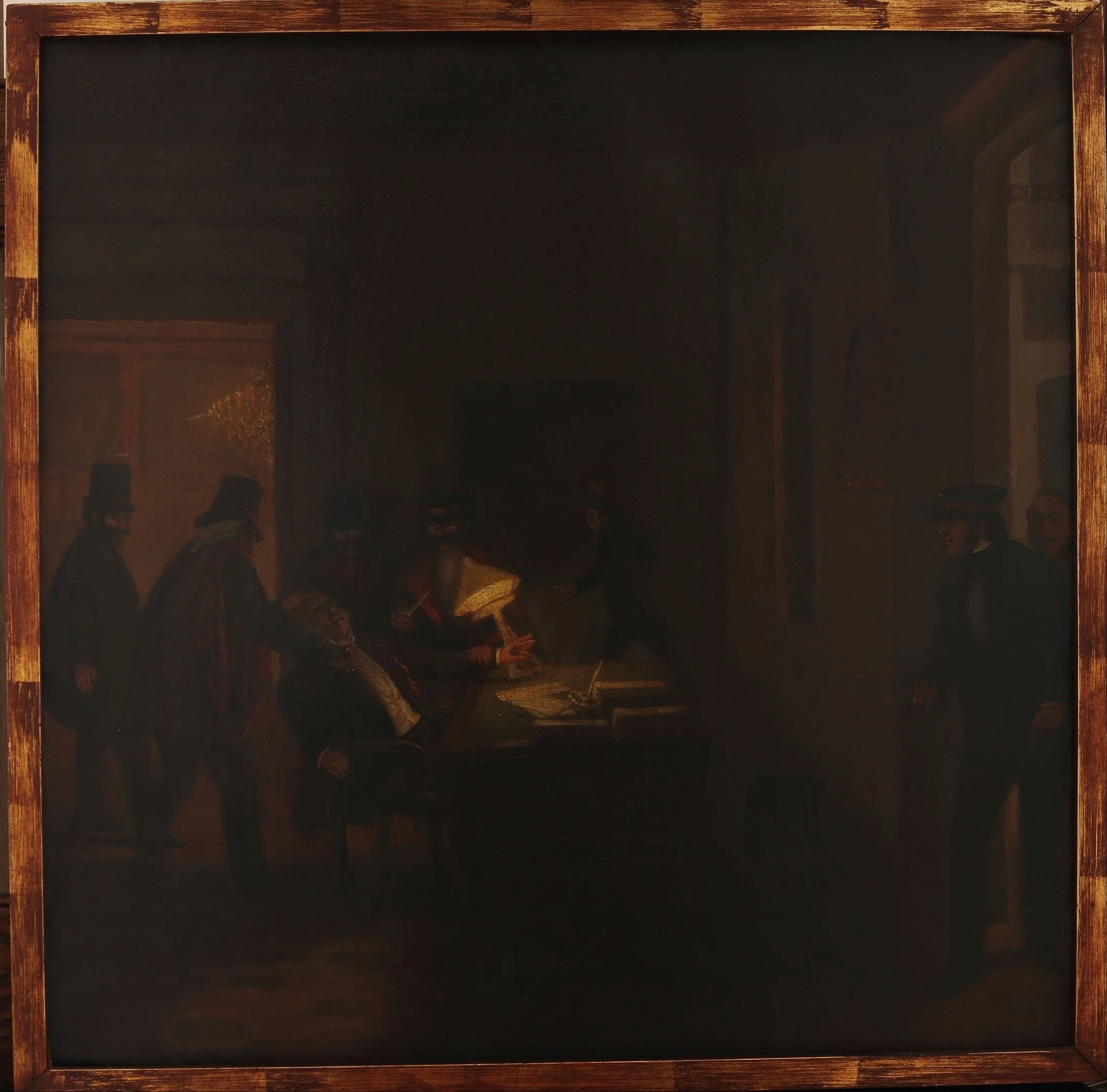 Asesinato de Maza, by Prilidiano Pueyrredón, oil, 1898