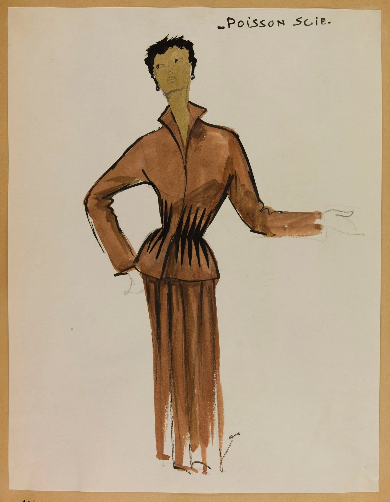 Poisson scie, by Marie-Louise Carven, 1952