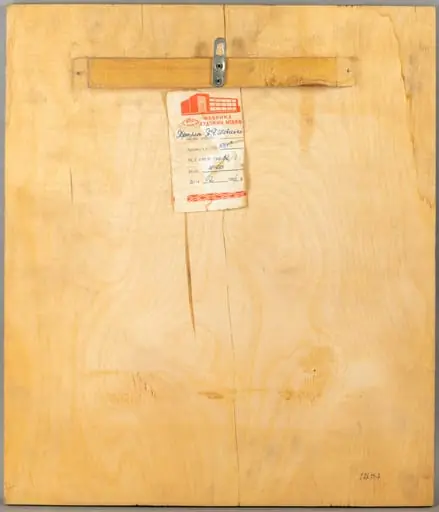 Reproducere pe lemn, reprezentând pe Taras Sevcenko (1814-1861), poetul național al Ucrainei, Moscova, 1985