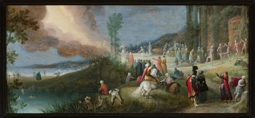 Offering scene