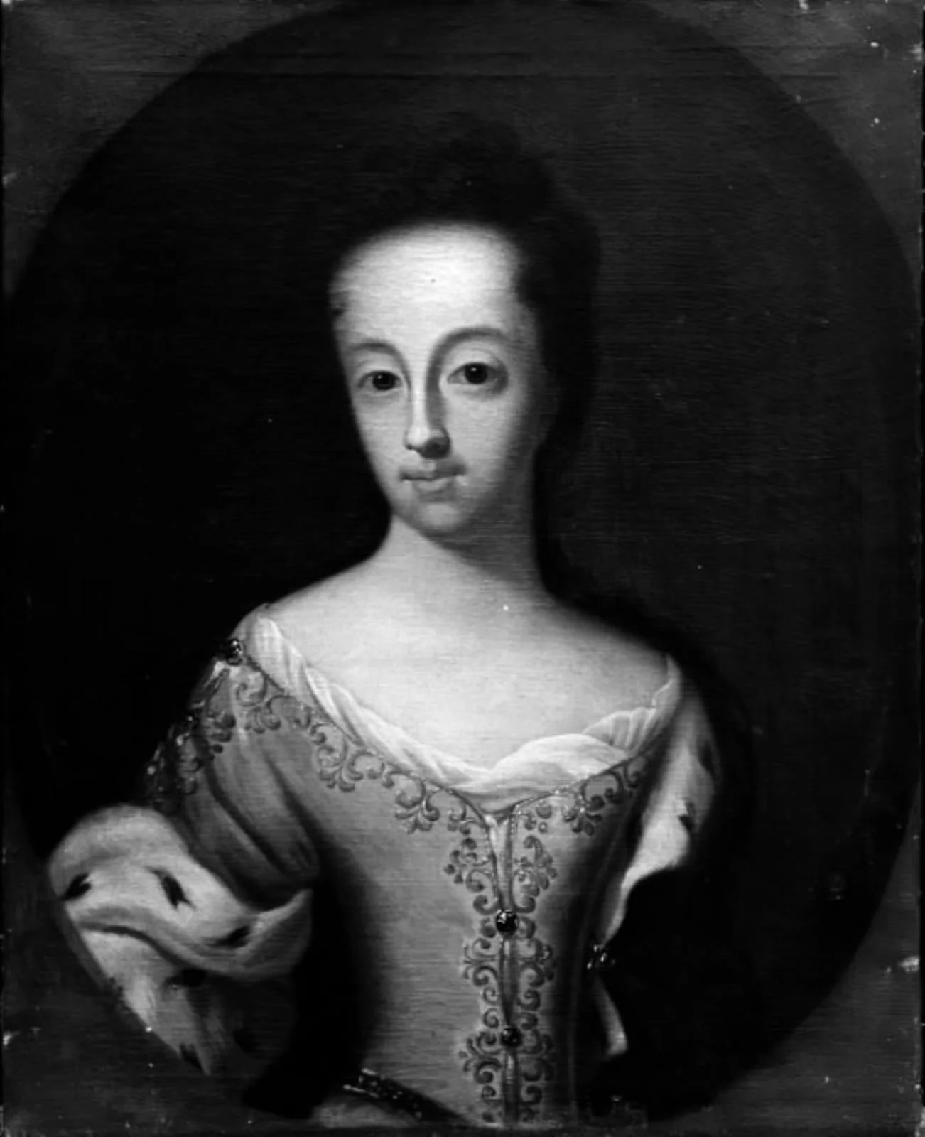 Portræt af Frederik IV's dronning, Louise, by Unknown, 1750