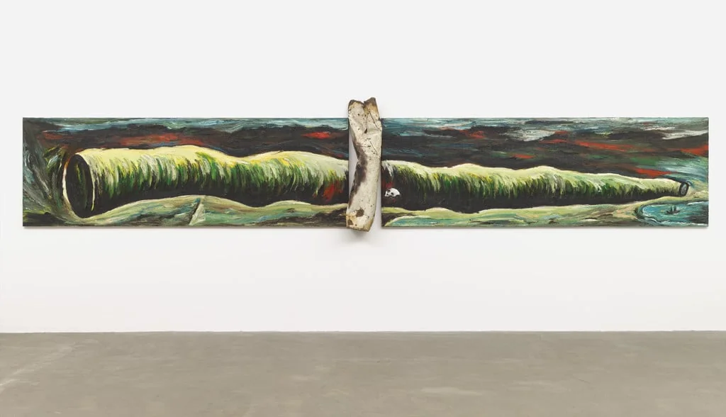 Untitled, by Enzo Cucchi, oil, 1983