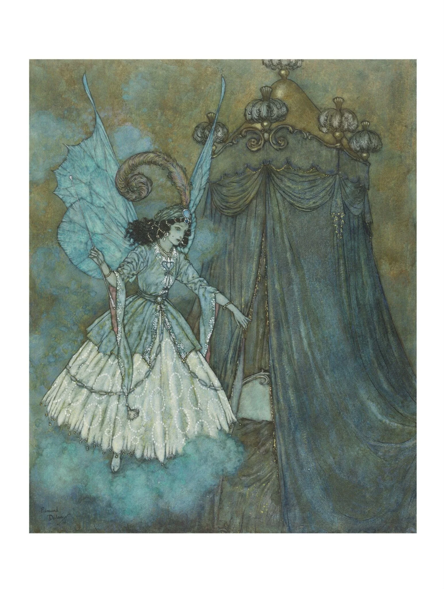 Illustration to 'Beauty and the Beast'