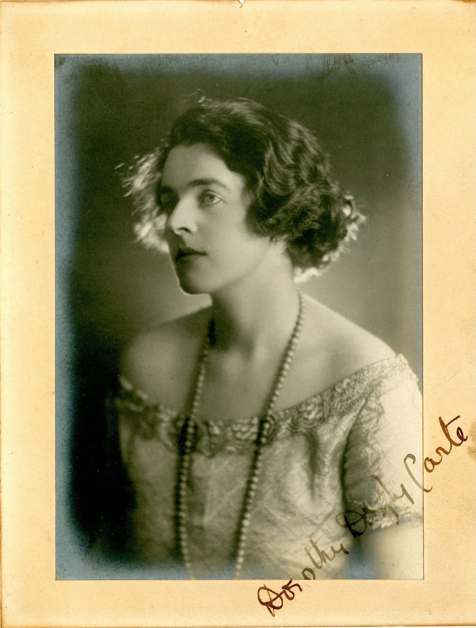 Photograph of Dorothy D'Oyly Carte, by Unknown, photographic, 1920