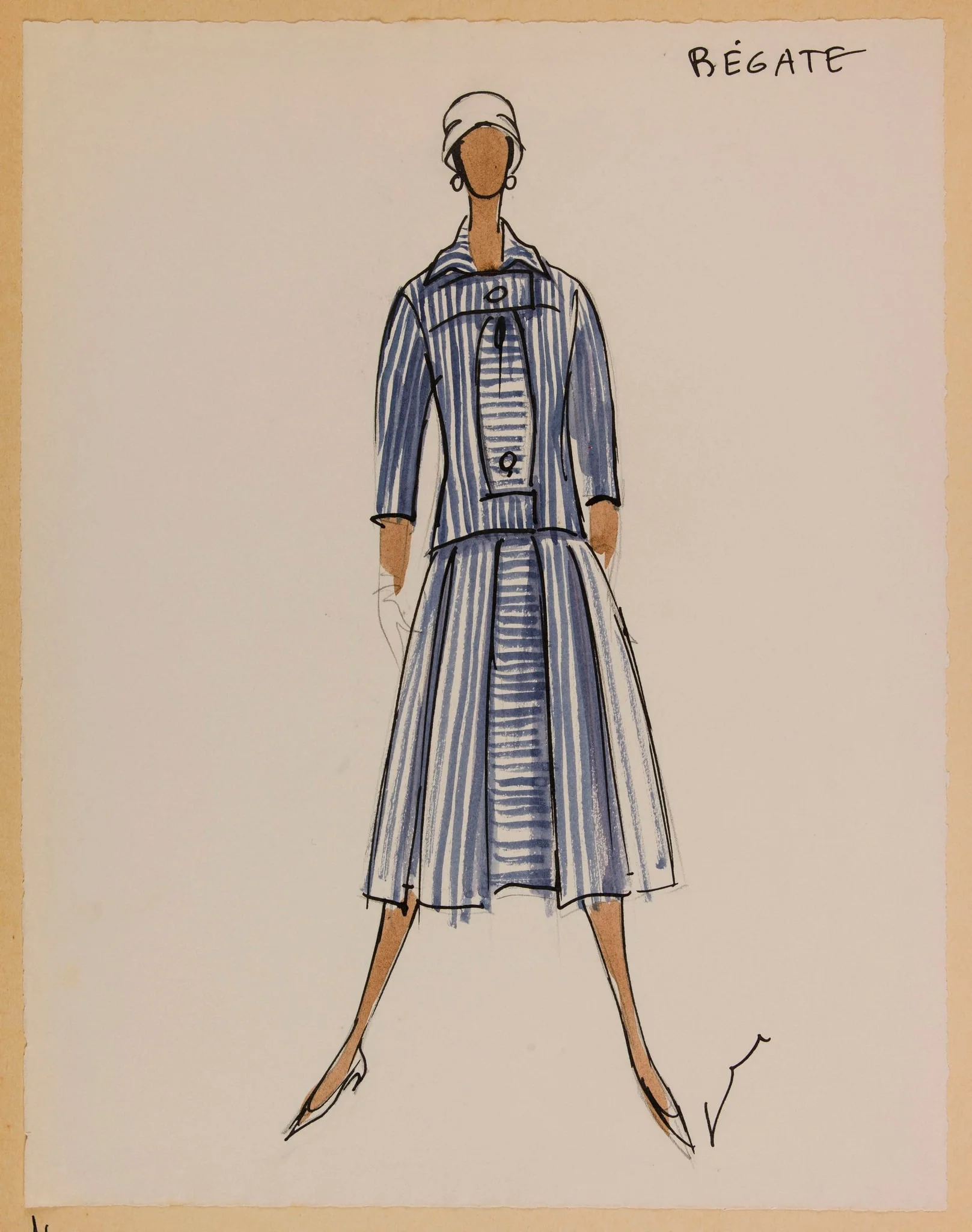 Régate, by Marie-Louise Carven, 1956