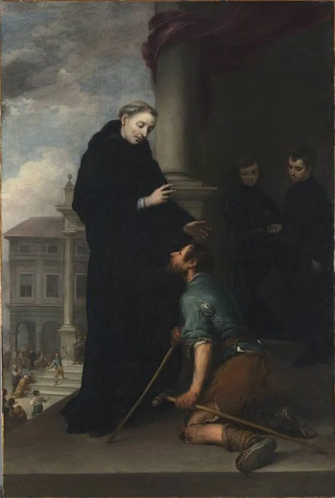 Thomas of Villanova heals the sick