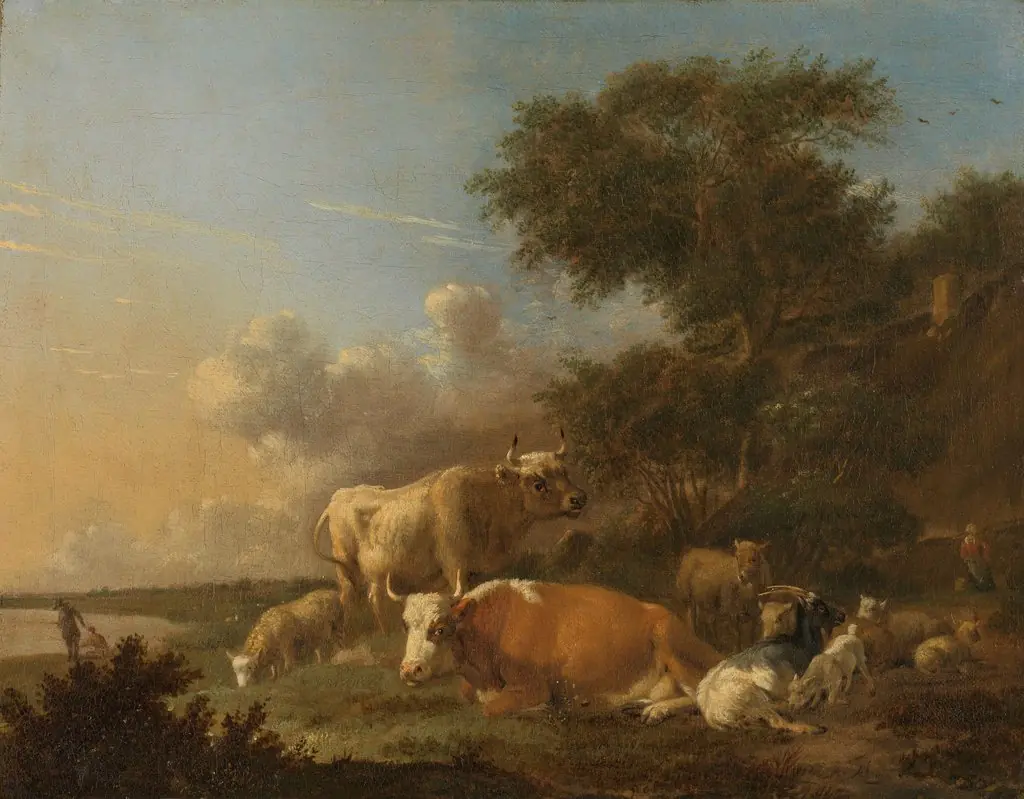 Landscape with cattle