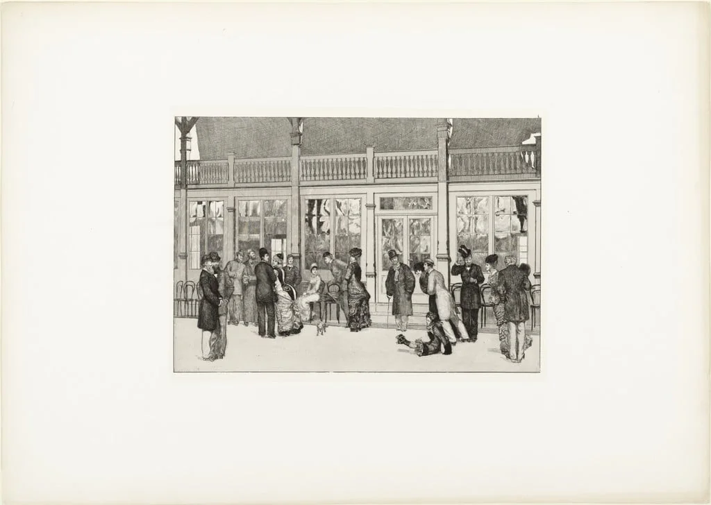 Untitled, by Max Klinger, ink, 1881