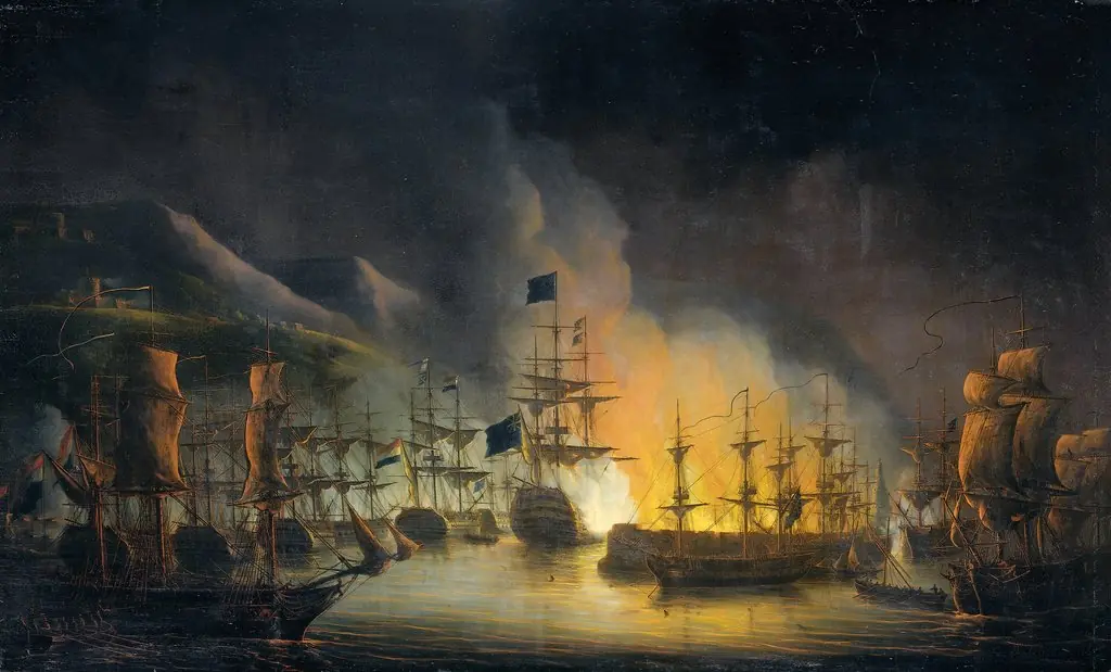 Bombardment of Algiers, in Support of the Ultimatum to Release White Slaves, 26-27 August 1816