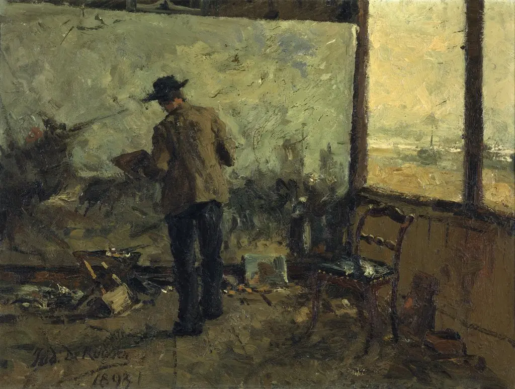The Painter Franz Courtens