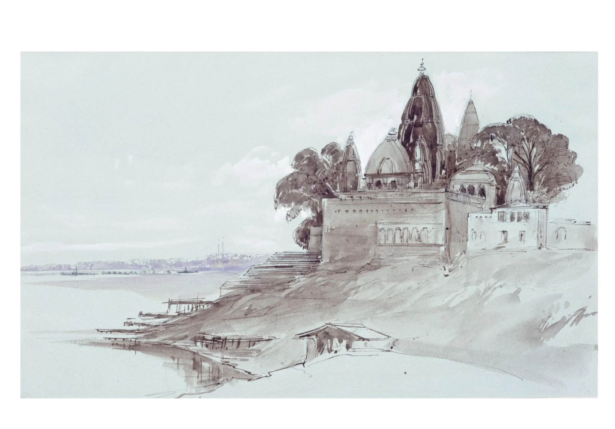 'Rough Sketches 1860-61', by Lady Charlotte Canning, watercolor, 1860
