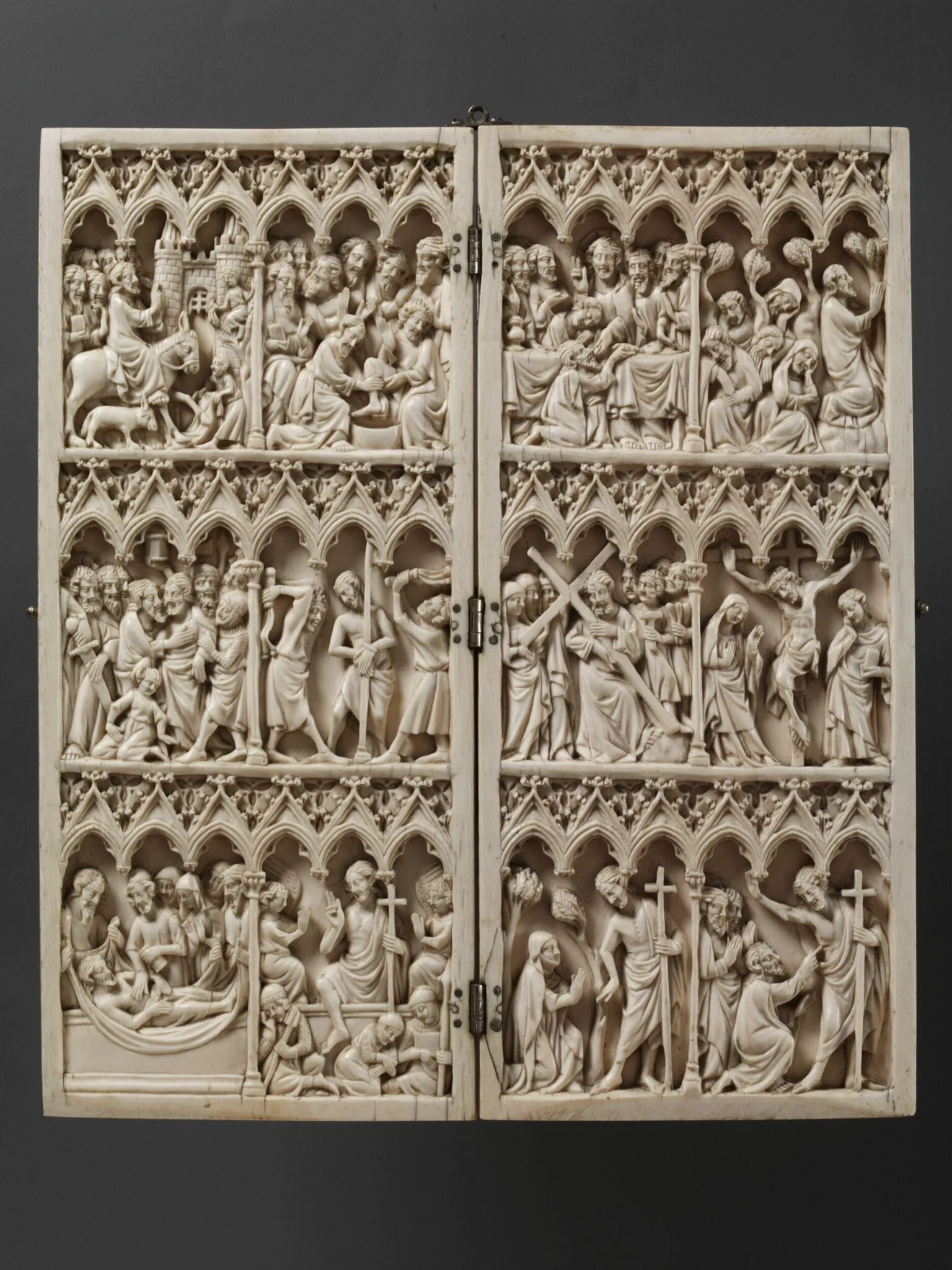 Scenes from the Passion of Christ, by Unknown, 1370