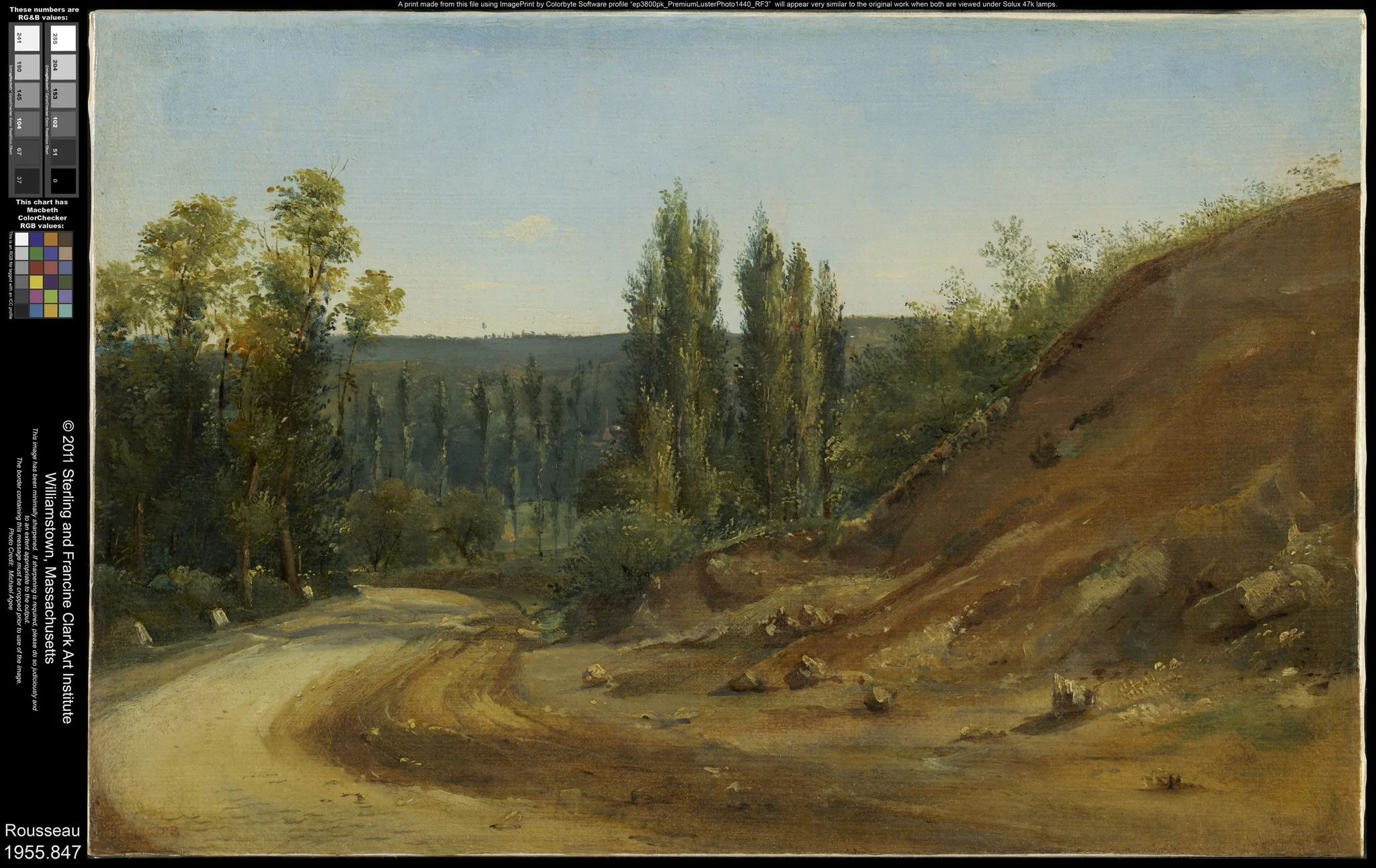 Road in the Jura, by Théodore Rousseau, unspecified, 1849