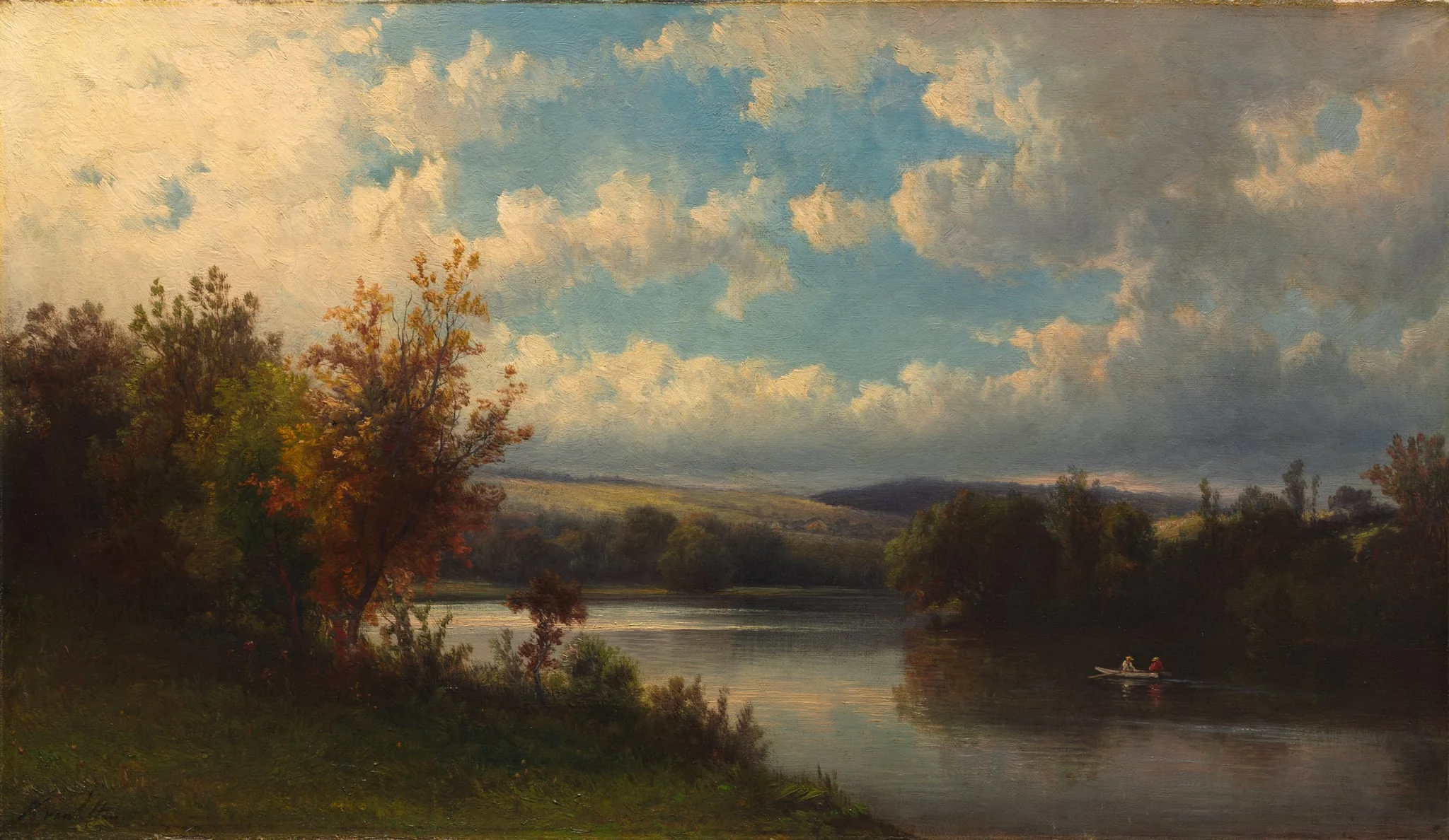 Landscape near Granby, Connecticut, by Hendrik Dirk Kruseman van Elten, unspecified, 1874