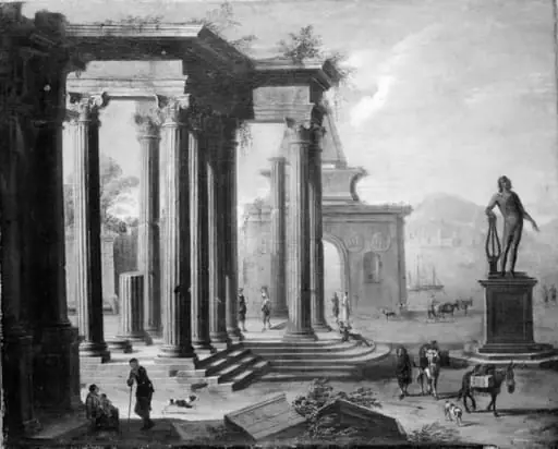Colonade in Ruins