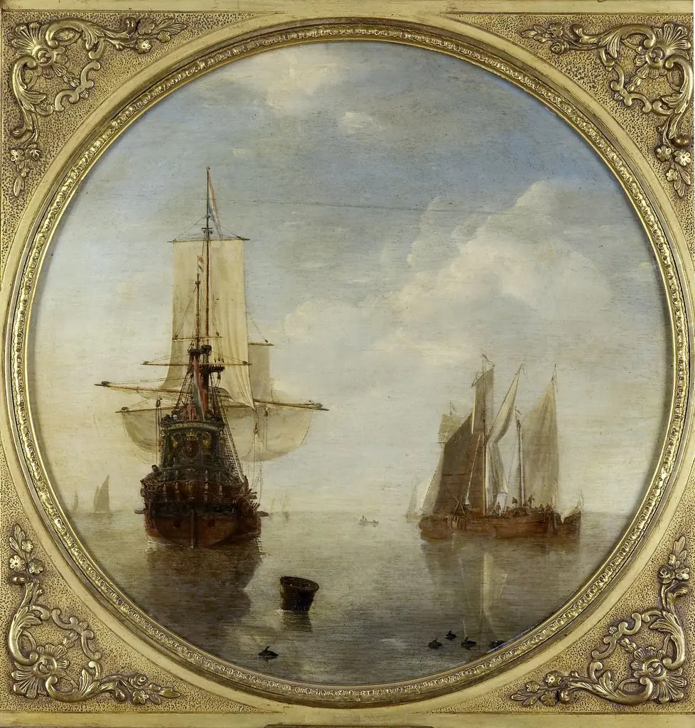 Ships at anchor