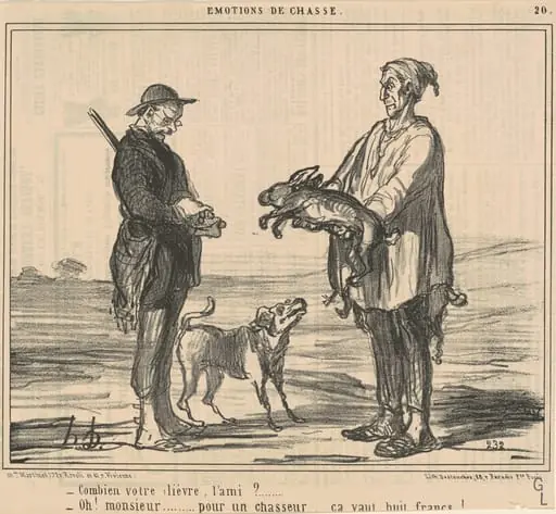 Combien votre lièvre, l'ami?