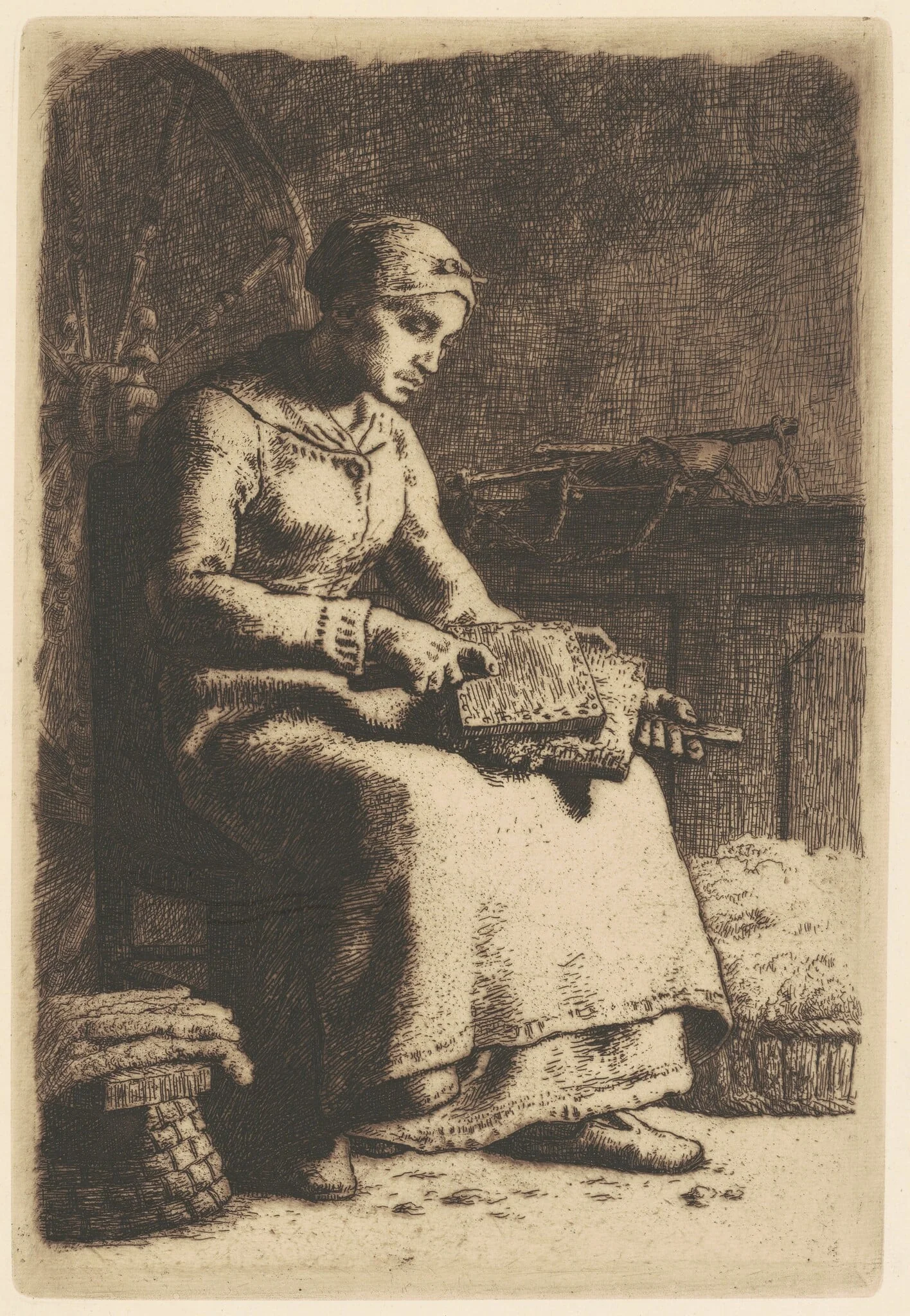 The Wool Carder (La Cardeuse)