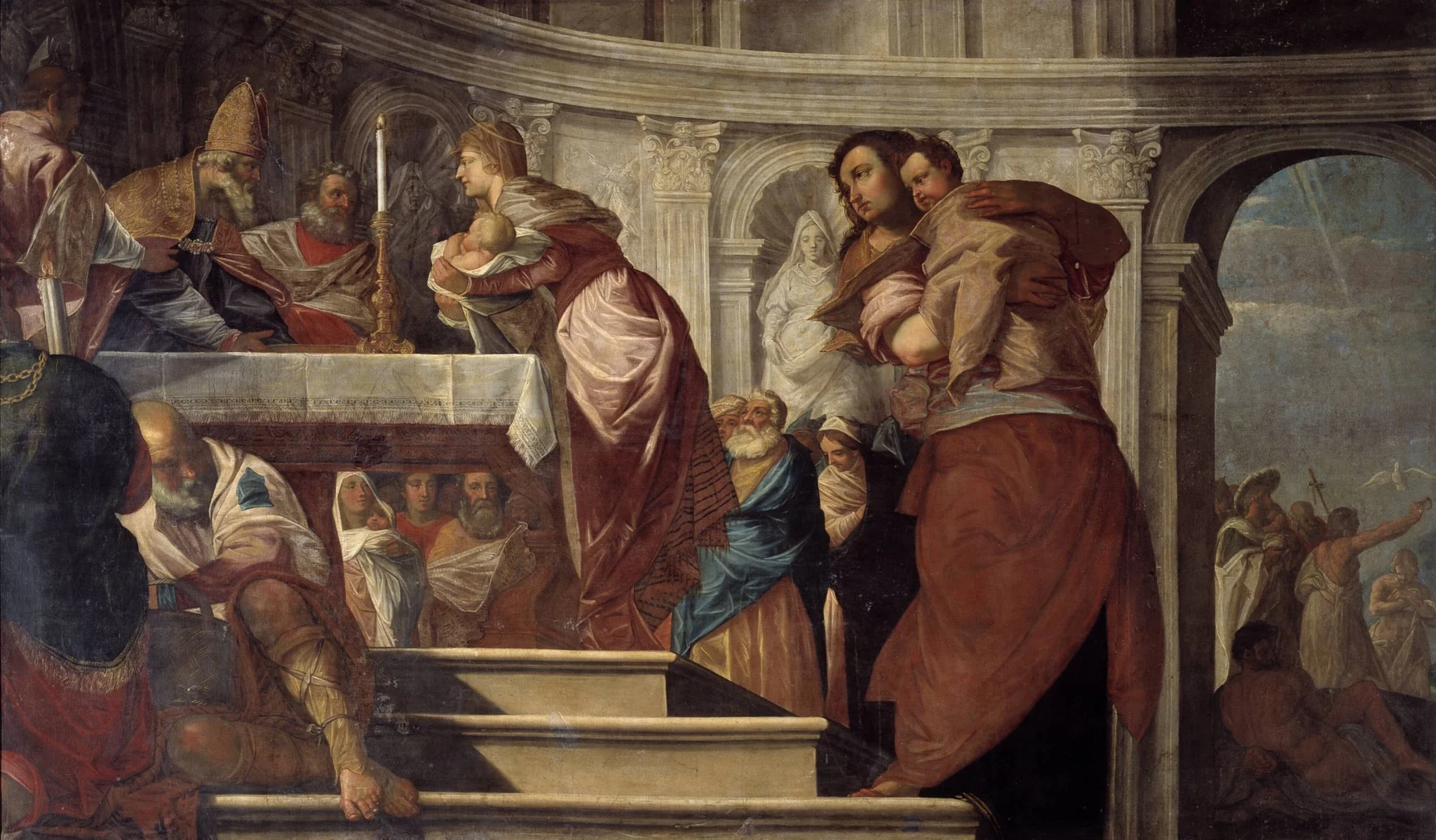 The Presentation of Christ in the Temple, and the Baptism of Christ, by Unknown, 1650