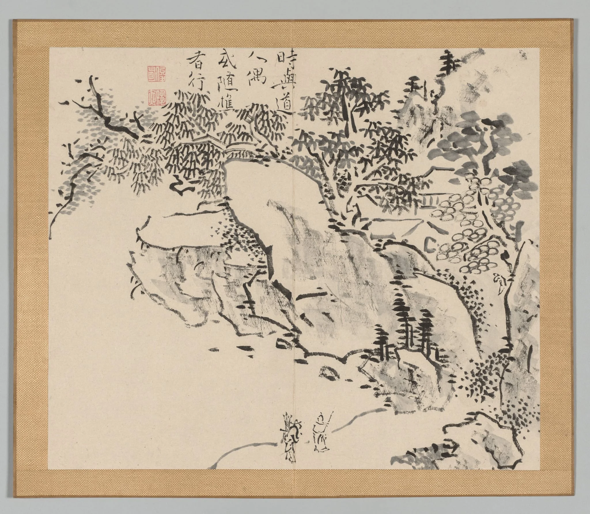 Reverberations of Taiga, Volume 2 (leaf 34), by Aoki Shukuya, 1704