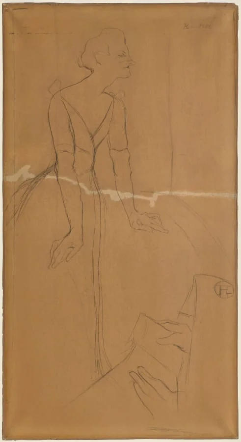 Yvette Guilbert, by Henri de Toulouse-Lautrec, 1894