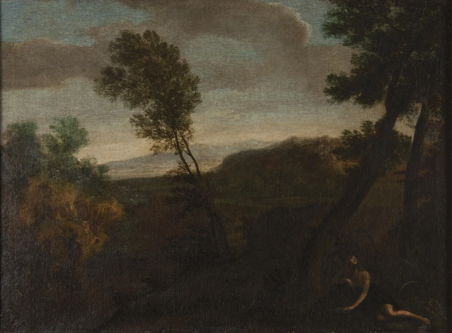 Landskap med Maria Magdalena, by Unknown, oil