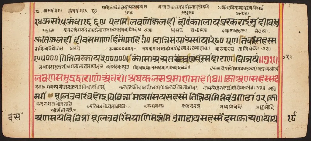 Tantric Manuscript "Sangrahani Sutra"
