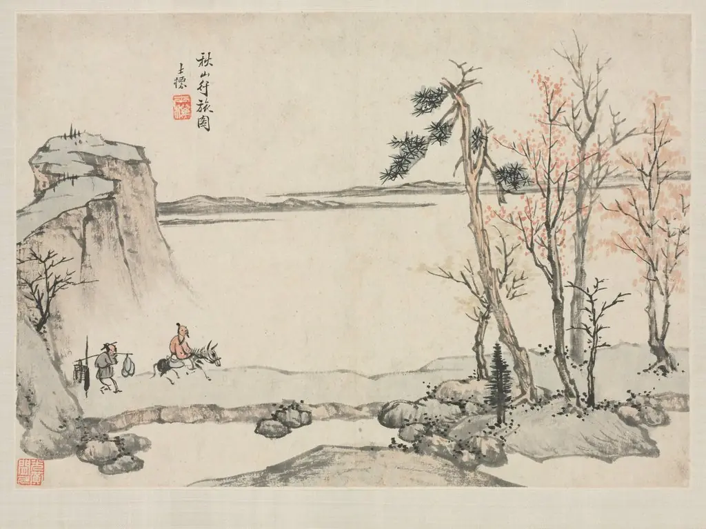 Landscape Album in Various Styles: Traveling in Autumn Mountains