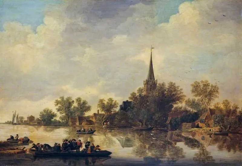 A Village with a Church