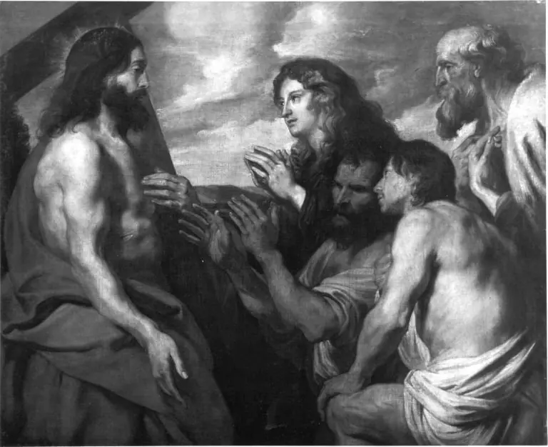 Christ and the repentant sinners