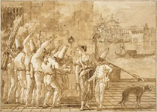 Punchinello's Farewell to Venice