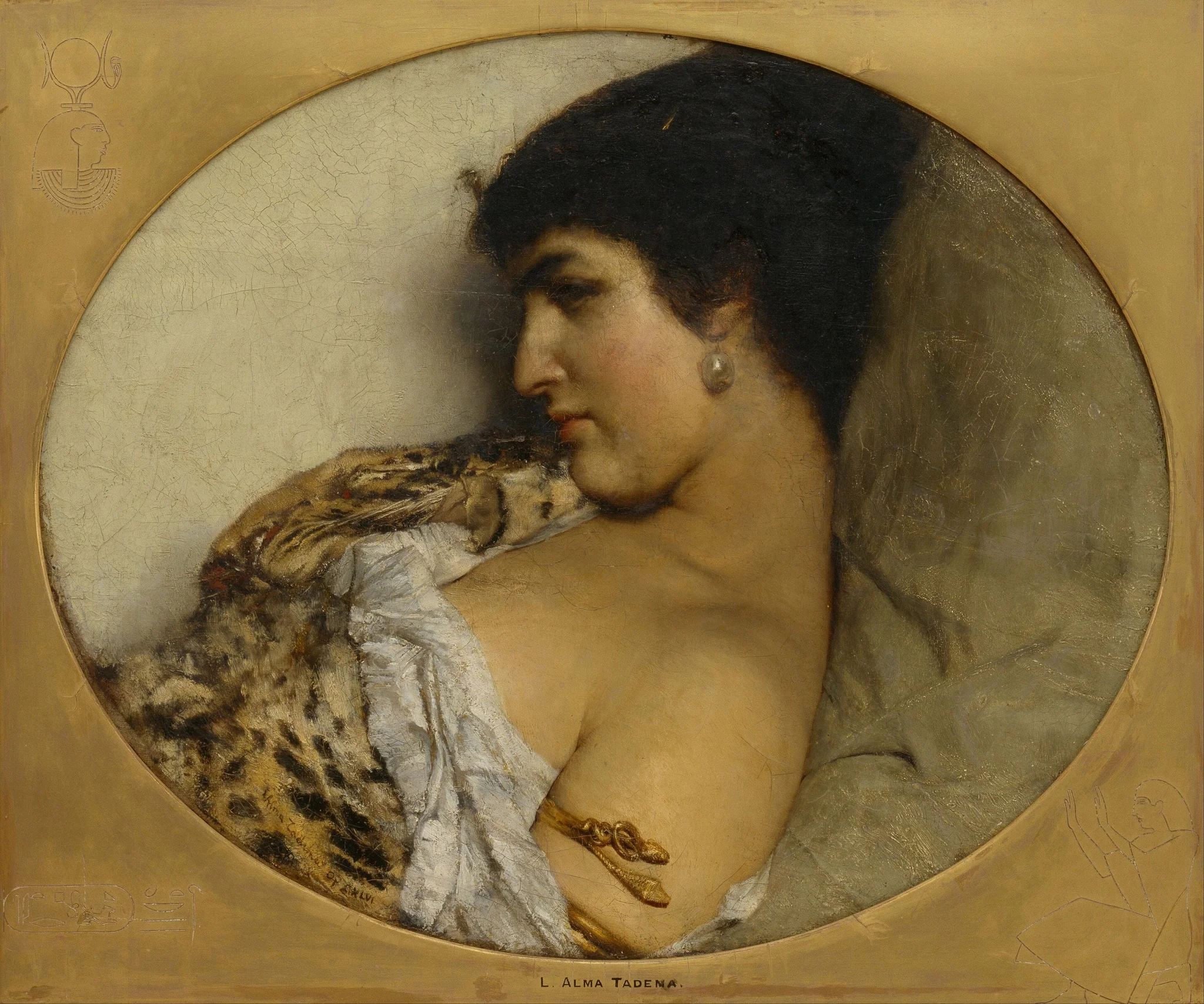 Cleopatra, by Lawrence Alma-Tadema, oil, 1875