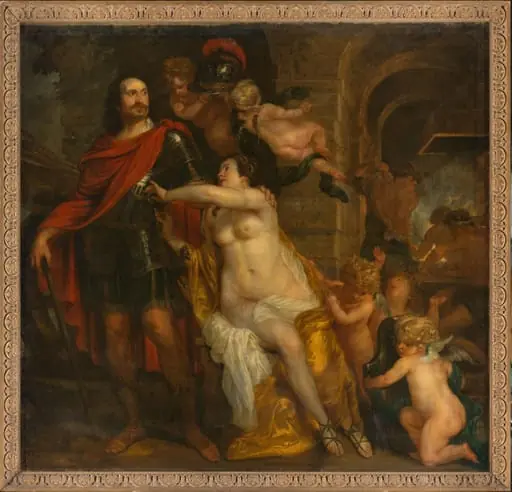 Venus Arming a Warrior, possibly Johan Maurits at the Forge of Vulcan
