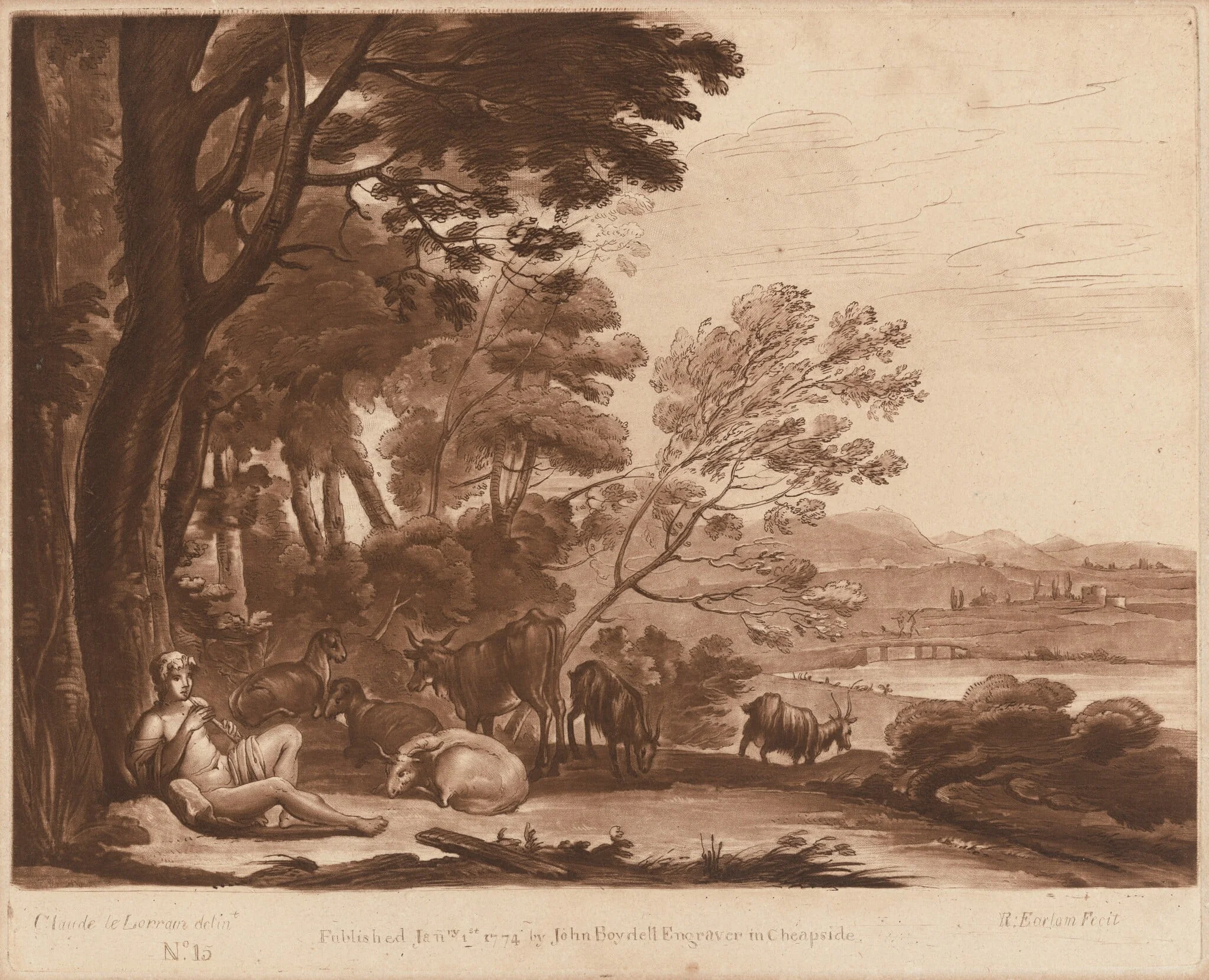 Landscape No. 15 from "Liber Veritatis"